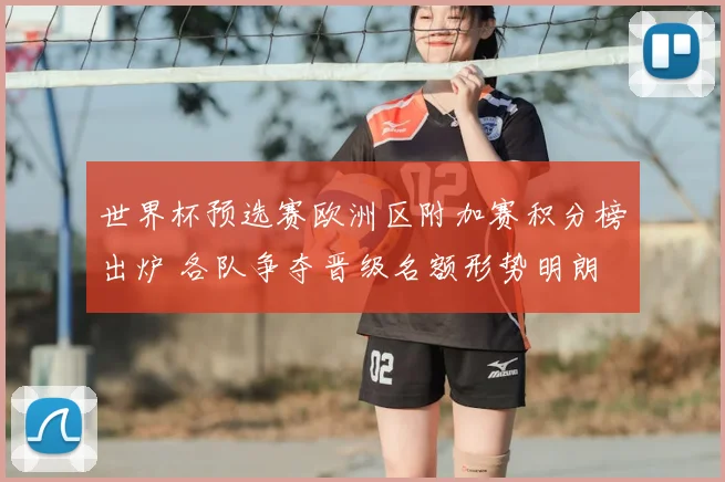世界杯预选赛欧洲区附加赛积分榜出炉 各队争夺晋级名额形势明朗